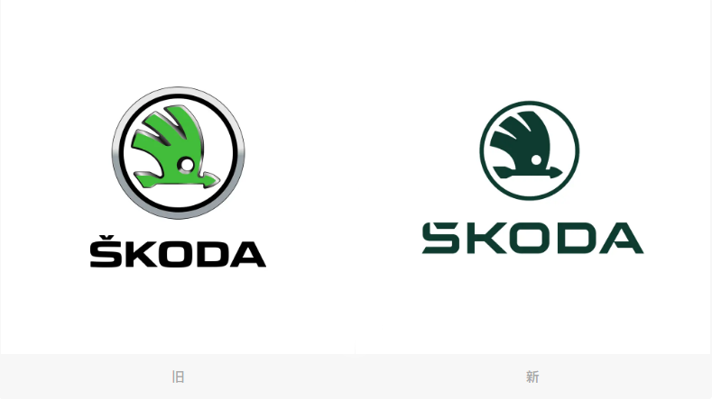 斯柯達啟用新LOGO