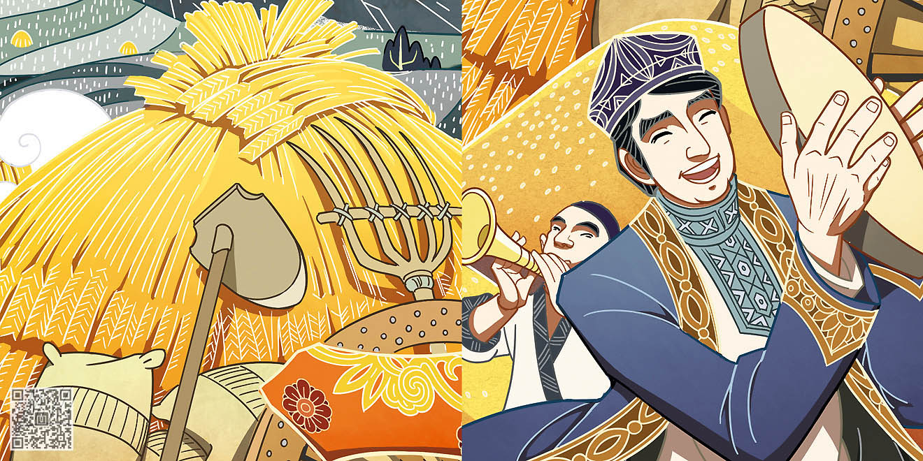 中糧面業(yè)面粉包裝設(shè)計與插畫繪制